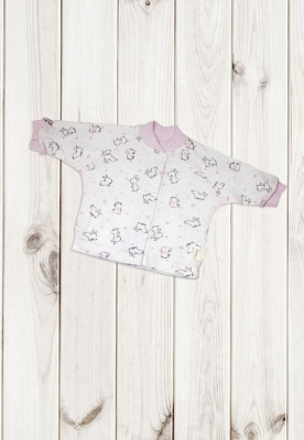 Кофточка без подклада (интерлок, лапша) ш902/21* (девочка (р-р 56см))